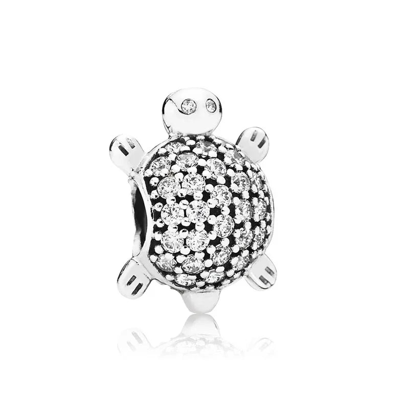 NEW 925 Sterling Silver Charm Fit Original Bracelet Accessories Women Jewelry White Series Football Snake Dreamcatcher Cross