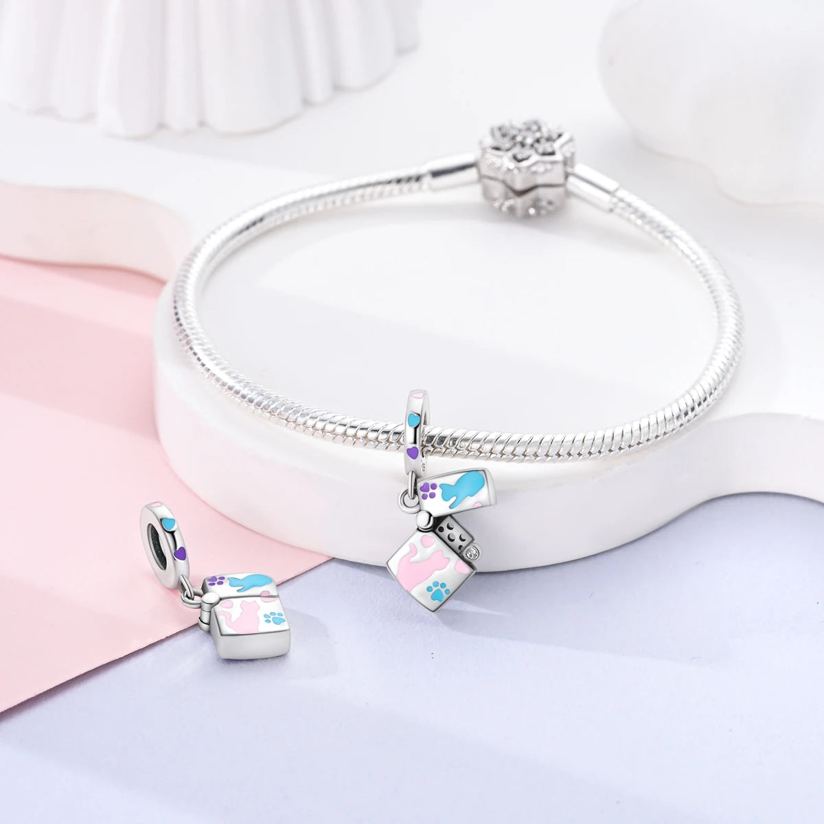 925 Sterling Silver 33 Styles Of Daily Necessities Pendants Bracelet Charms Fit Bangle Women Jewelry Beads Gifts Accessory