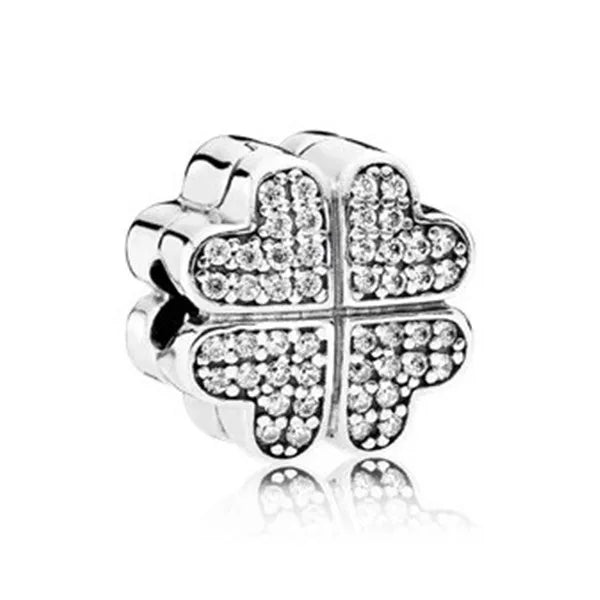 NEW 925 Sterling Silver Charm Fit Original Bracelet Accessories Women Jewelry White Series Football Snake Dreamcatcher Cross