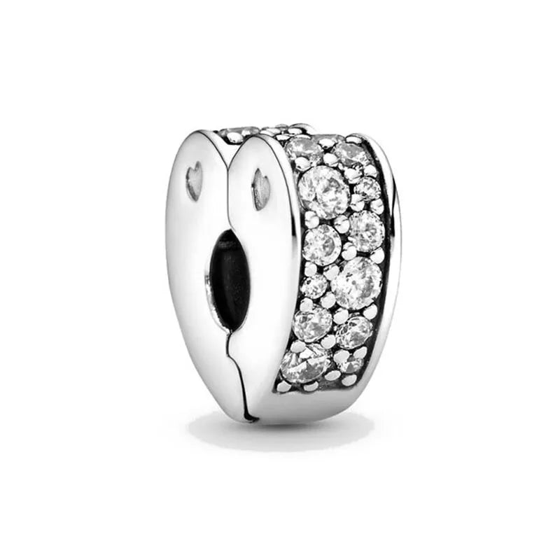 NEW 925 Sterling Silver Charm Fit Original Bracelet Accessories Women Jewelry White Series Football Snake Dreamcatcher Cross