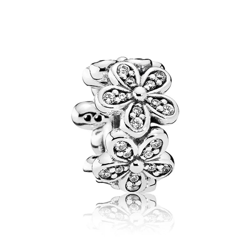 NEW 925 Sterling Silver Charm Fit Original Bracelet Accessories Women Jewelry White Series Football Snake Dreamcatcher Cross