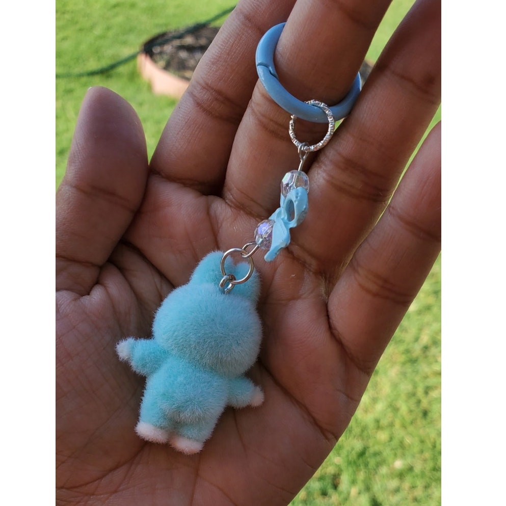 Keychain with Labubu inspiration for Bags, Keyrings Or Accessories Gifts